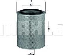 Knecht/Mahle LX 531 воздушный фильтр на DAF 95