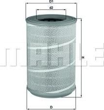 Knecht/Mahle LX 604/1 воздушный фильтр на SCANIA P,G,R,T - series