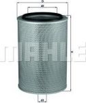 Knecht/Mahle LX 674 воздушный фильтр на MERCEDES-BENZ SK