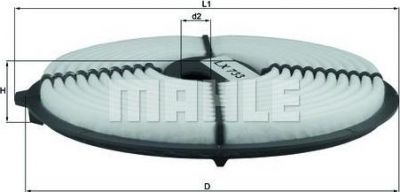 Knecht/Mahle LX 733 воздушный фильтр на TOYOTA CARINA II (_T17_)