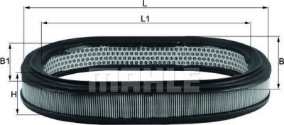 Knecht/Mahle LX 78 воздушный фильтр на FORD SCORPIO I (GAE, GGE)