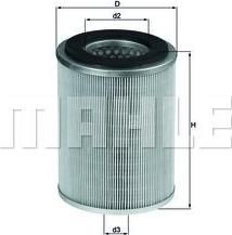 Knecht/Mahle LX 830 воздушный фильтр на NISSAN TERRANO I (WD21)