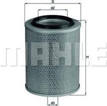 Knecht/Mahle LX 92 воздушный фильтр на MERCEDES-BENZ LK/LN2