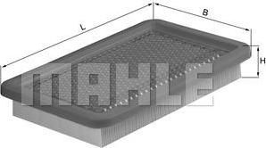 KNECHT/MAHLE Фильтр воздушный MAZDA 626 91-02 (FS0513Z409A, LX542)