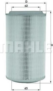 KNECHT/MAHLE Фильтр воздушный ALFA-ROMEO (55184295, LX913)