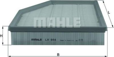 KNECHT/MAHLE Фильтр воздушный E60 2.0-3.0 (1x) (13717521033, LX944)