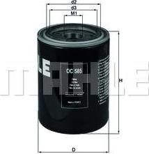 Knecht/Mahle OC 585 масляный фильтр на INTERNATIONAL HARV. Maxxum