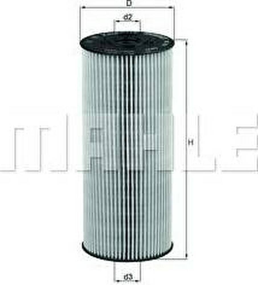Knecht/Mahle OX 137D масляный фильтр на MERCEDES-BENZ LP