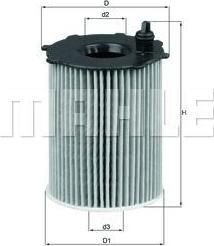 Knecht/Mahle OX 171/16D масляный фильтр на FIAT PANDA VAN (312_, 312)