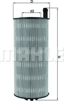 Knecht/Mahle OX 423/9D масляный фильтр на MERCEDES-BENZ AROCS