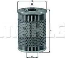 KNECHT/MAHLE Фильтр масляный MB (11845925, OX32D)