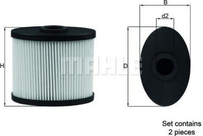 Knecht/Mahle SOX 6D/S воздушный фильтр на IRISBUS ACCESS BUS 127