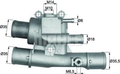 Knecht/Mahle TI 124 88 термостат, охлаждающая жидкость на FIAT PALIO Weekend (178DX)