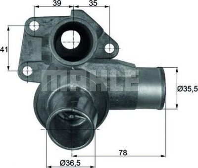 Knecht/Mahle TI 74 85D термостат, охлаждающая жидкость на FIAT UNO (146A/E)