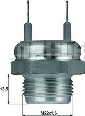 Knecht/Mahle TSW 1 термовыключатель, вентилятор радиатора на LADA RIVA универсал (2104)