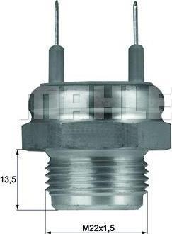 Knecht/Mahle TSW 10 термовыключатель, вентилятор радиатора на LADA RIVA универсал (2104)