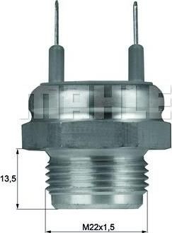 Knecht/Mahle TSW 6D термовыключатель, вентилятор радиатора на PORSCHE 928