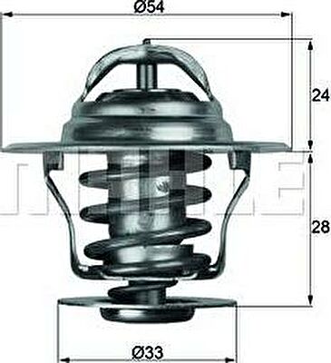 Knecht/Mahle TX 11 92D термостат, охлаждающая жидкость на OPEL KADETT E Combo (38_, 48_)