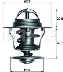 KNECHT/MAHLE Термостат FORD (1 001 993, TX 12 88D)