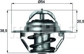 Knecht/Mahle TX 3 87D термостат, охлаждающая жидкость на OPEL ASCONA B (81_, 86_, 87_, 88_)