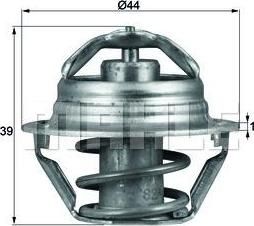 Knecht/Mahle TX 90 87D термостат, охлаждающая жидкость на NISSAN MICRA I (K10)