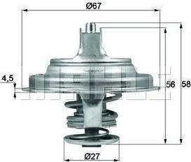 Knecht/Mahle TX 97 79D термостат, охлаждающая жидкость на IVECO EuroCargo