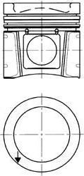 Kolbenschmidt 40031610 поршень на MERCEDES-BENZ ATEGO