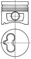 Kolbenschmidt 40070600 поршень на RENAULT CLIO II (BB0/1/2_, CB0/1/2_)