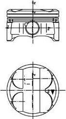 Kolbenschmidt 40086620 поршень на 3 купе (E46)