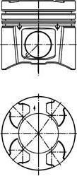 Kolbenschmidt 40271600 поршень на OPEL MOVANO Combi (J9)