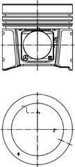 Kolbenschmidt 40332610 поршень на MERCEDES-BENZ AXOR 2