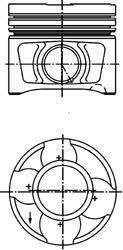 Kolbenschmidt 40356610 поршень на SKODA OCTAVIA Combi (1Z5)