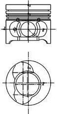 Kolbenschmidt 40465600 поршень на RENAULT LOGAN I универсал (KS_)