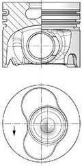 Kolbenschmidt 41094600 поршень на VW MULTIVAN V (7HM, 7HN, 7HF, 7EF, 7EM, 7EN)