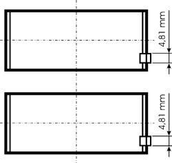 Kolbenschmidt 77844610 комплект вкладышей на RENAULT TRUCKS Kerax