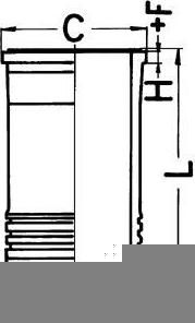 Kolbenschmidt 89173110 гильза цилиндра на RENAULT TRUCKS Midliner