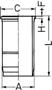 Kolbenschmidt 89427110 гильза цилиндра на VOLVO B 10