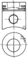 Kolbenschmidt 90341600 поршень на MAN F 90