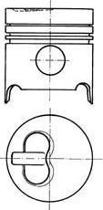 Kolbenschmidt 90436600 поршень на RENAULT 25 (B29_)