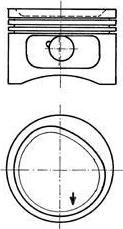 KOLBENSCHMIDT Поршнекомплект M40 B18 d84.0+0.25 91- KS Original (90920620)