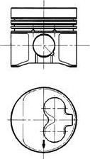 KOLBENSCHMIDT Поршень ДВС Audi. VW 1.9TD AAZ/ABL =79.5 1.75x2x3 +1.00 91> (91429630)