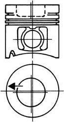 Kolbenschmidt 93484702 поршень на MERCEDES-BENZ SK
