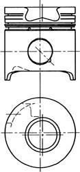 Kolbenschmidt 94383630 поршень на FIAT DUCATO фургон (230L)