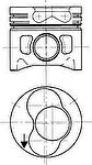 Kolbenschmidt 94428730 поршень на VW GOLF IV (1J1)