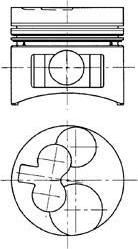 Kolbenschmidt 94514610 поршень на OPEL CORSA B (73_, 78_, 79_)