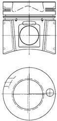 KOLBENSCHMIDT Поршнекомплект двигателя (94681600)