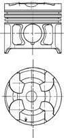 Kolbenschmidt 94819700 поршень на MERCEDES-BENZ C-CLASS (W202)