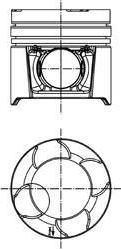 Kolbenschmidt 97458604 поршень на MAN TGL