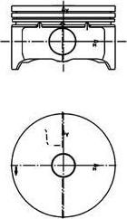 KOLBENSCHMIDT Поршнекомплект FORD 83,51 FORD Focus/C-Max/Mondeo 1.8 mot.CGBA/CGBB/CH (99456720)