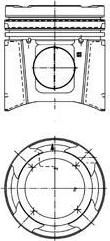 Kolbenschmidt 99704600 поршень на MAN TGA